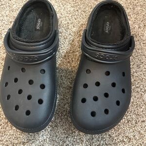 Mens Fur Lined Crocs- Size 12